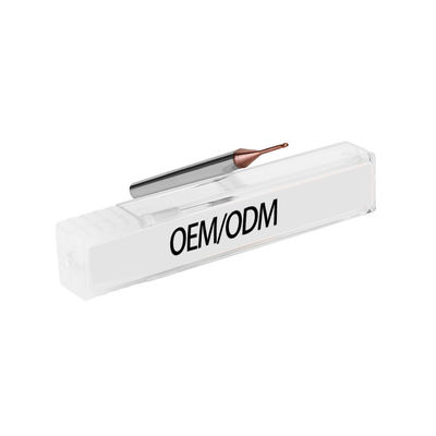 Precision Deep Groove HRC60 Long Neck Endmills For Milling Metal