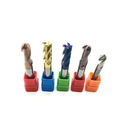 Wxsoon 38 Spiral 4 Flutes Flat Tungsten Carbide Endmills For Steel